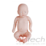 mô hình trẻ sơ sinh kiểu mới, mô hình bộ môn sản nhi, mô hình giảng dạy, mô hình giảng dạy y khoa, XC-409A, an kim, akitech